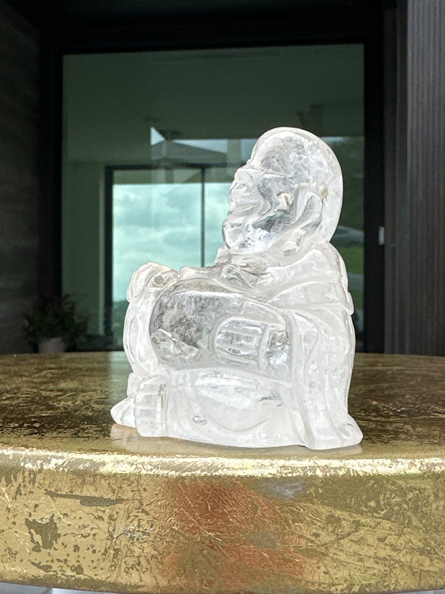 Clear Quartz Buddha