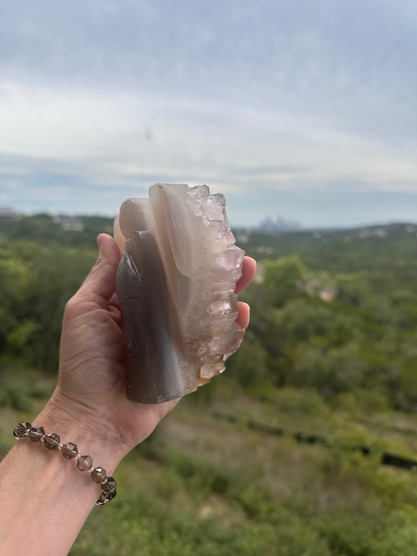 Agate Amethyst Cluster Angel