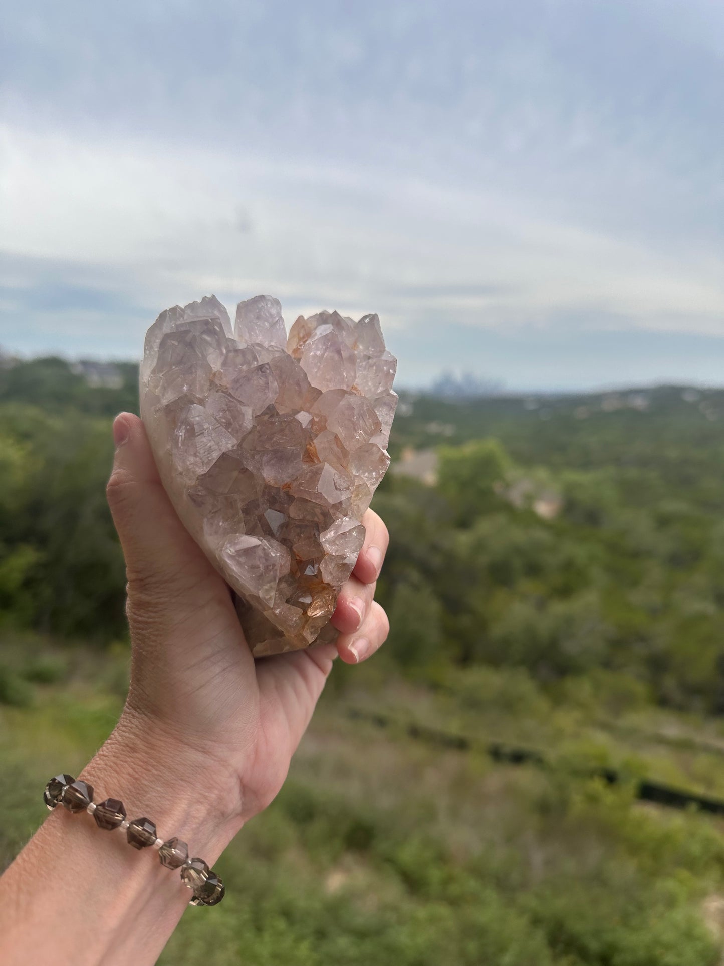 Agate Amethyst Cluster Angel