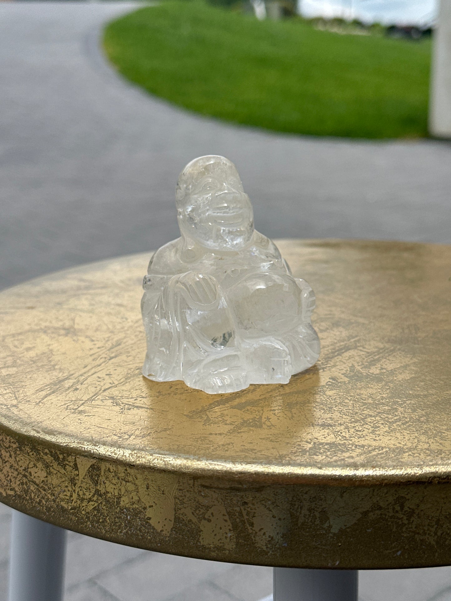 Clear Quartz Buddha