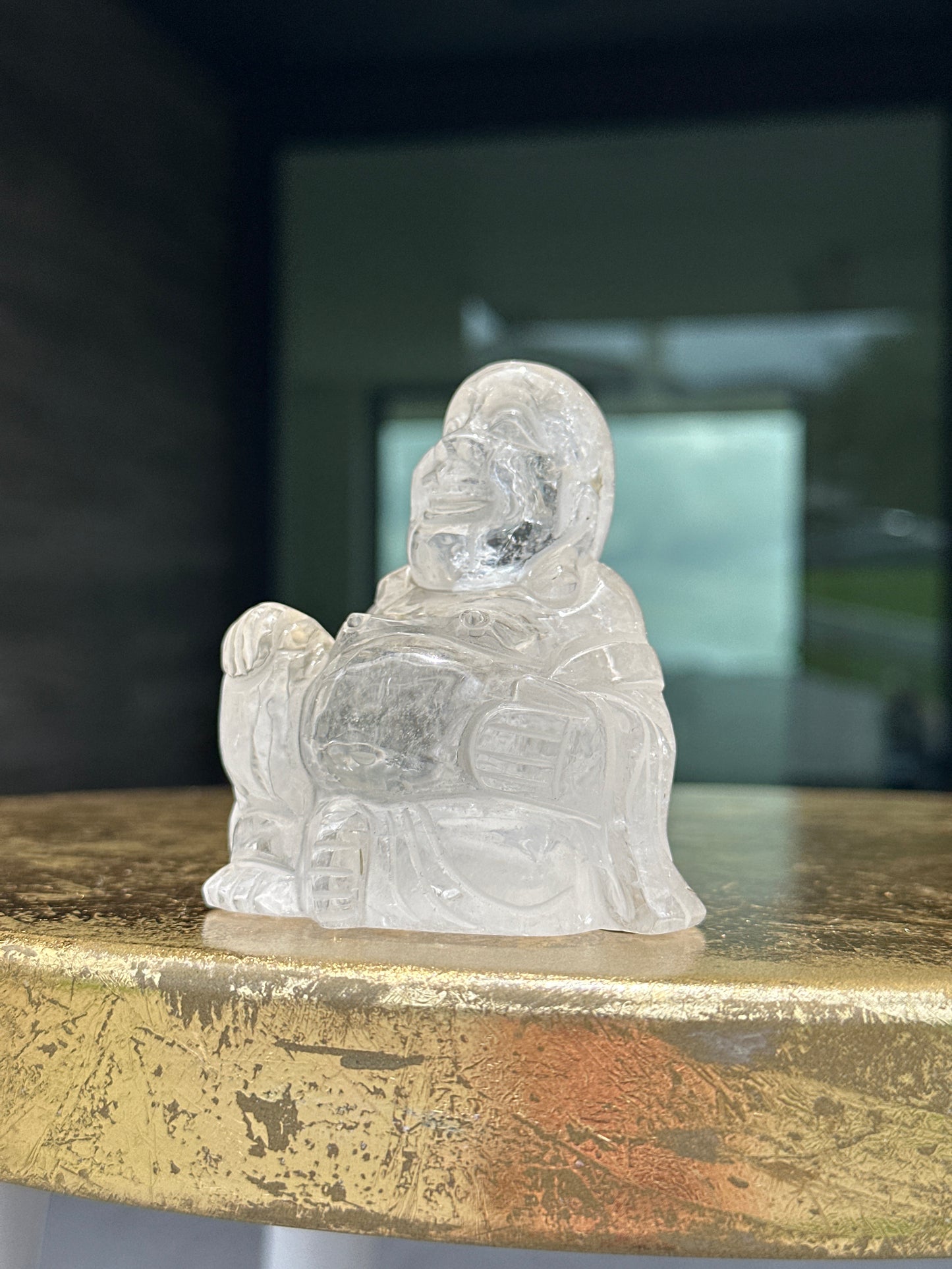 Clear Quartz Buddha
