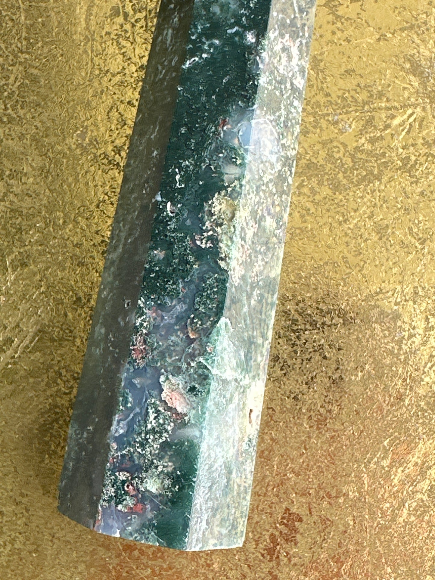 Moss agate tower