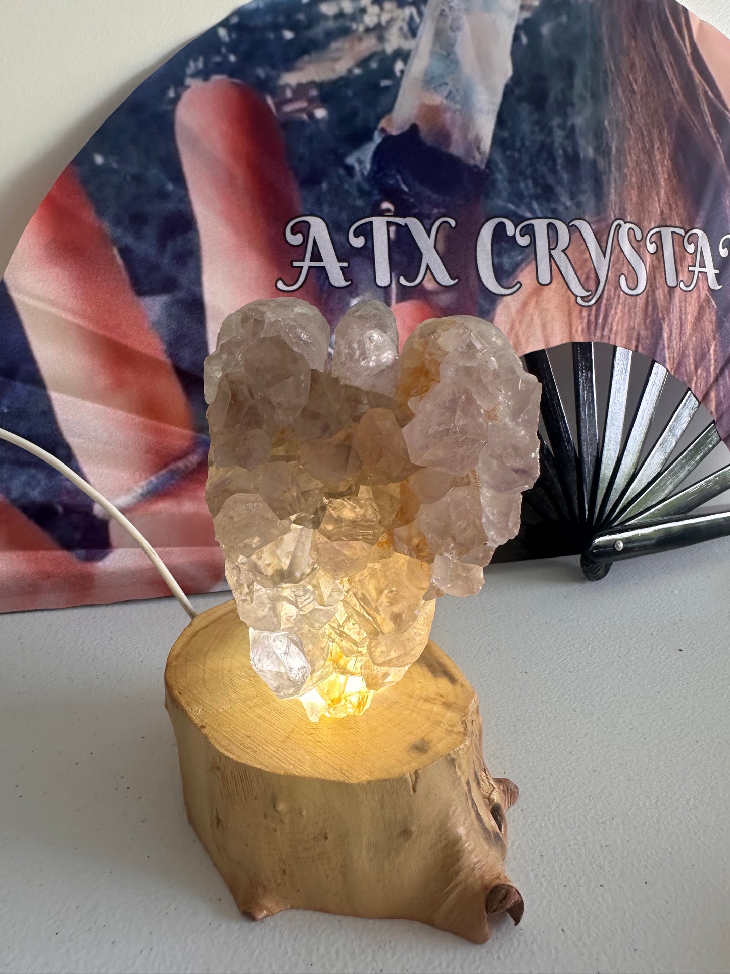 Agate Amethyst Cluster Angel