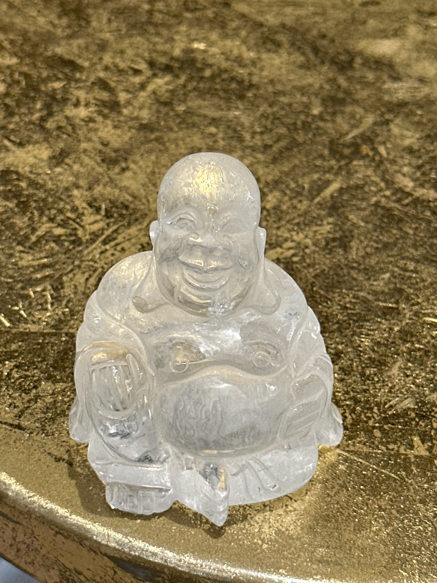 Clear Quartz Buddha