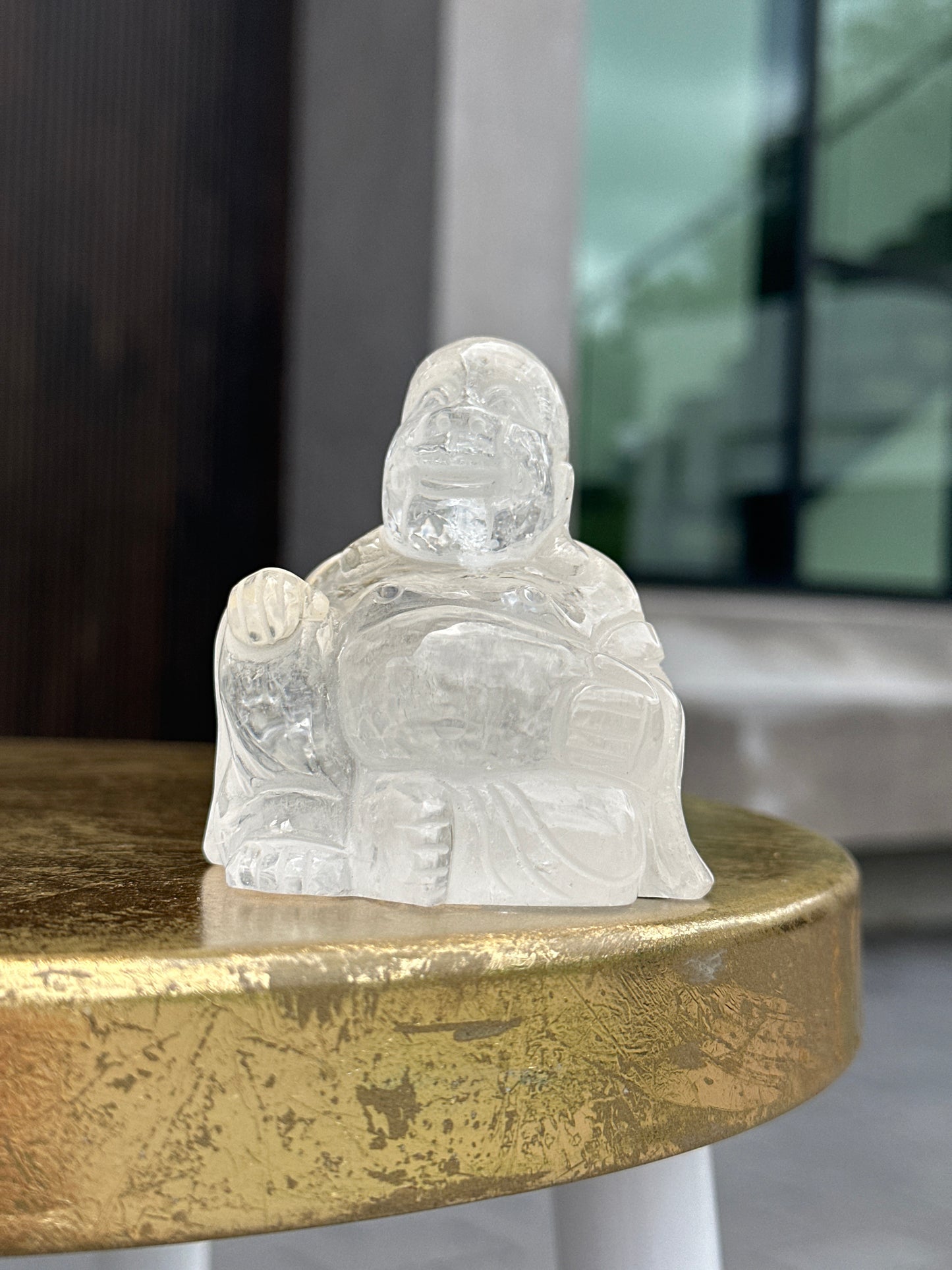 Clear Quartz Buddha