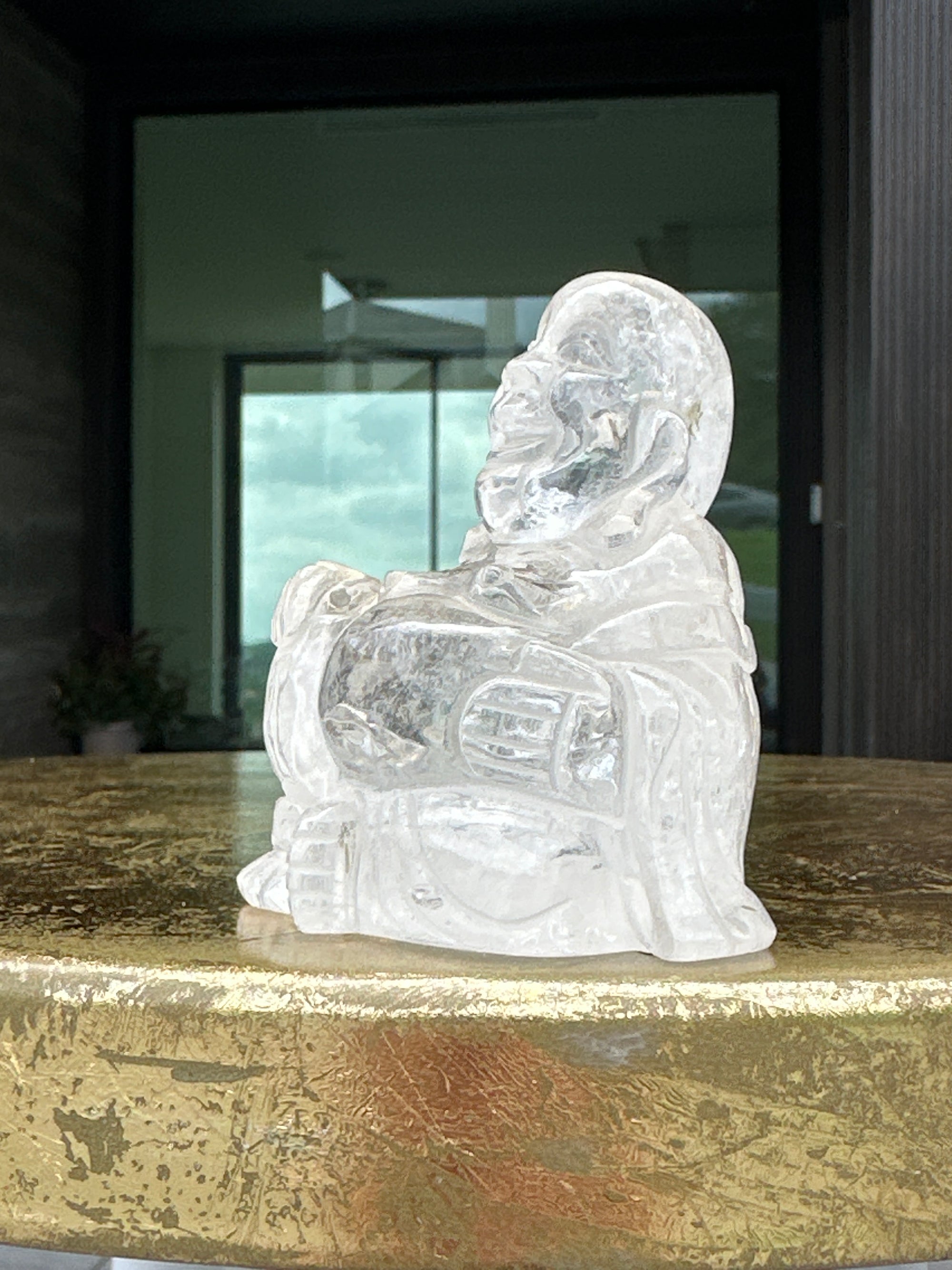 Clear Quartz Buddha