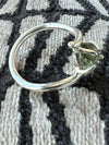 Moldavite Ring set in .925 Sterling Silver sz 7