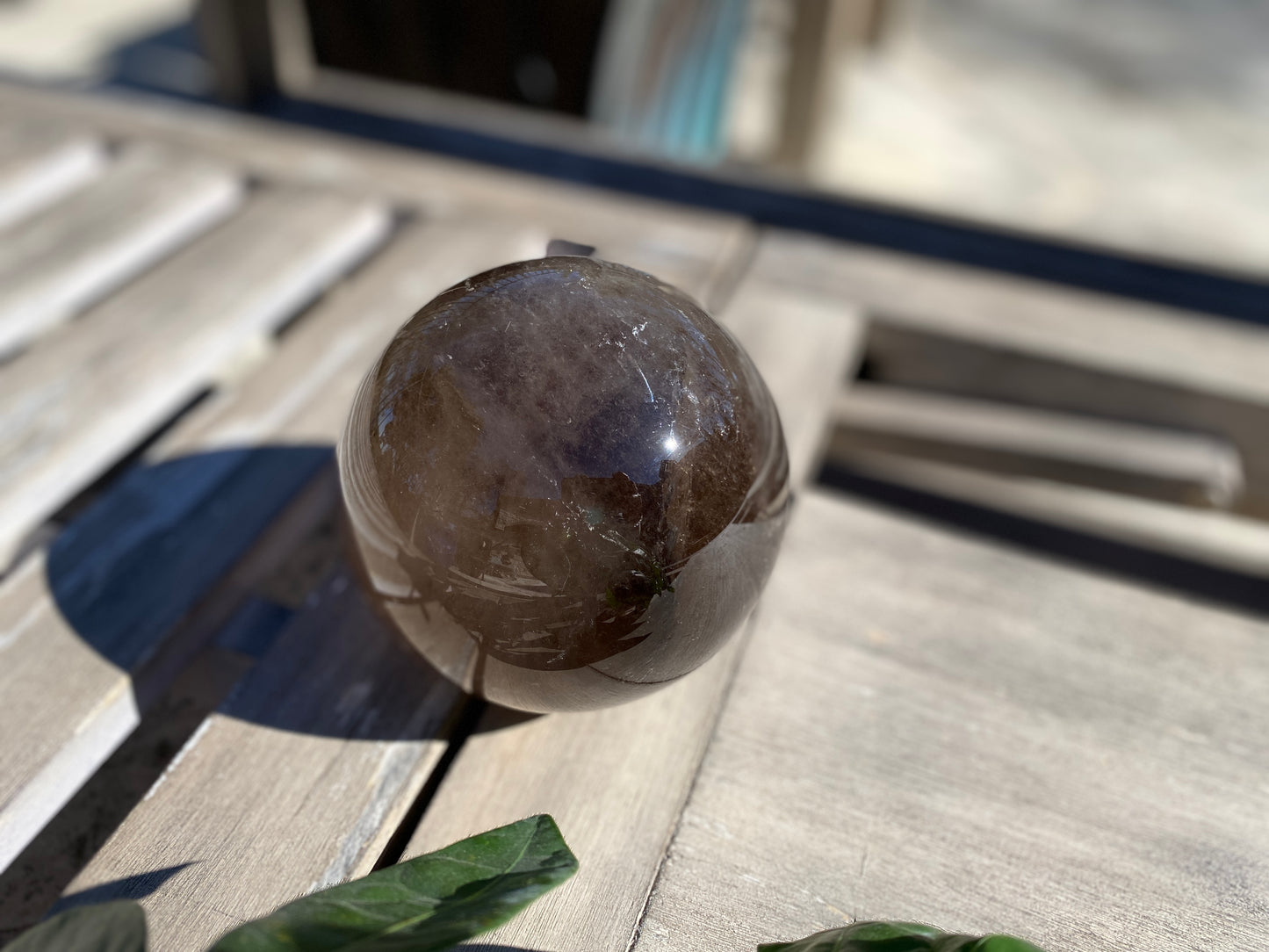 Negativity Repelling Smoky Quartz Sphere 6 LBS