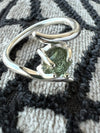 Moldavite Ring set in .925 Sterling Silver sz 7