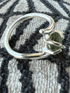 Moldavite Ring set in .925 Sterling Silver sz 7