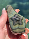 Rainbow Obsidian Hand Carved Star