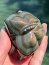 Butterfly Rainbow Obsidian Carving