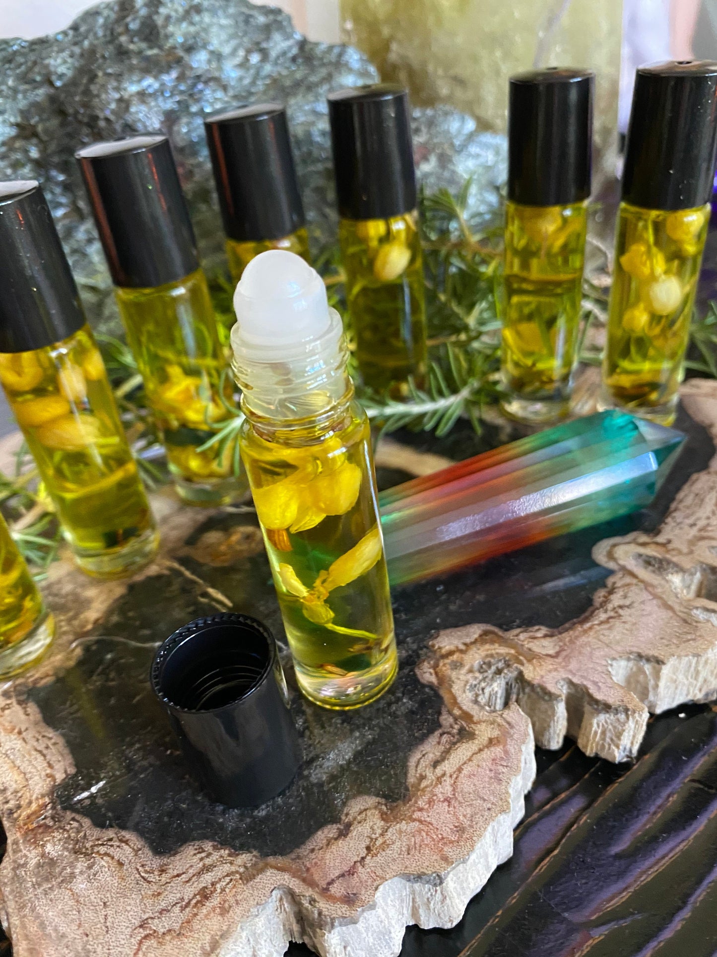 Deep Breath Anti-anxiety Perfume Oil Blend 10 ml Glass Bottle