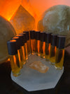 Liquid Sunshine Yellow Jasper Clear Quartz Crystal Infused Perfume 10 ml glass Roller Bottle