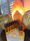 Liquid Sunshine Yellow Jasper Clear Quartz Crystal Infused Perfume 10 ml glass Roller Bottle