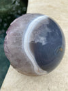 Amethyst Gem Geode Agate Crystal Sphere 4” Amazing Quality