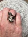 Meteorite Snakehead Sterling Silver .925 Ring sz 7