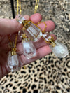 Clear Quartz Crystal Memorial Necklace