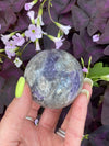 Sphalerite purple Crystal Sphere 2”