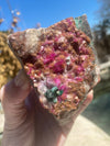 RARE Congo Cobalto Calcite with Malachite Heart Chakra Powerhouse 1 lb