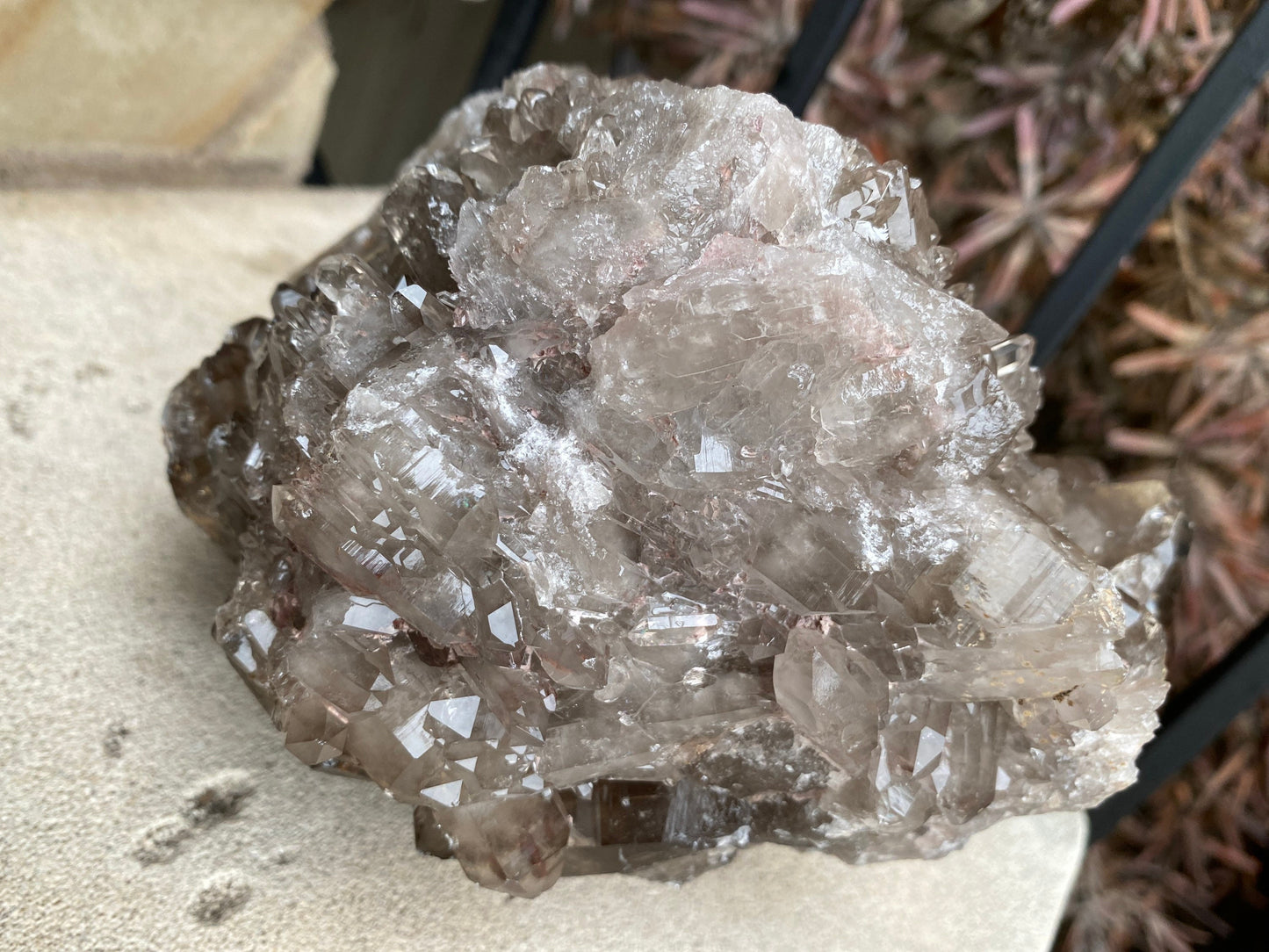 Smoky Quartz Cluster High Quality Gemy 9 lbs