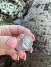 Top Quality Clear Quart Sphere with Tons of Rainbows 1.5” Amplification