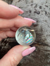 Top Quality Clear Quart Sphere with Tons of Rainbows 1.5” Amplification