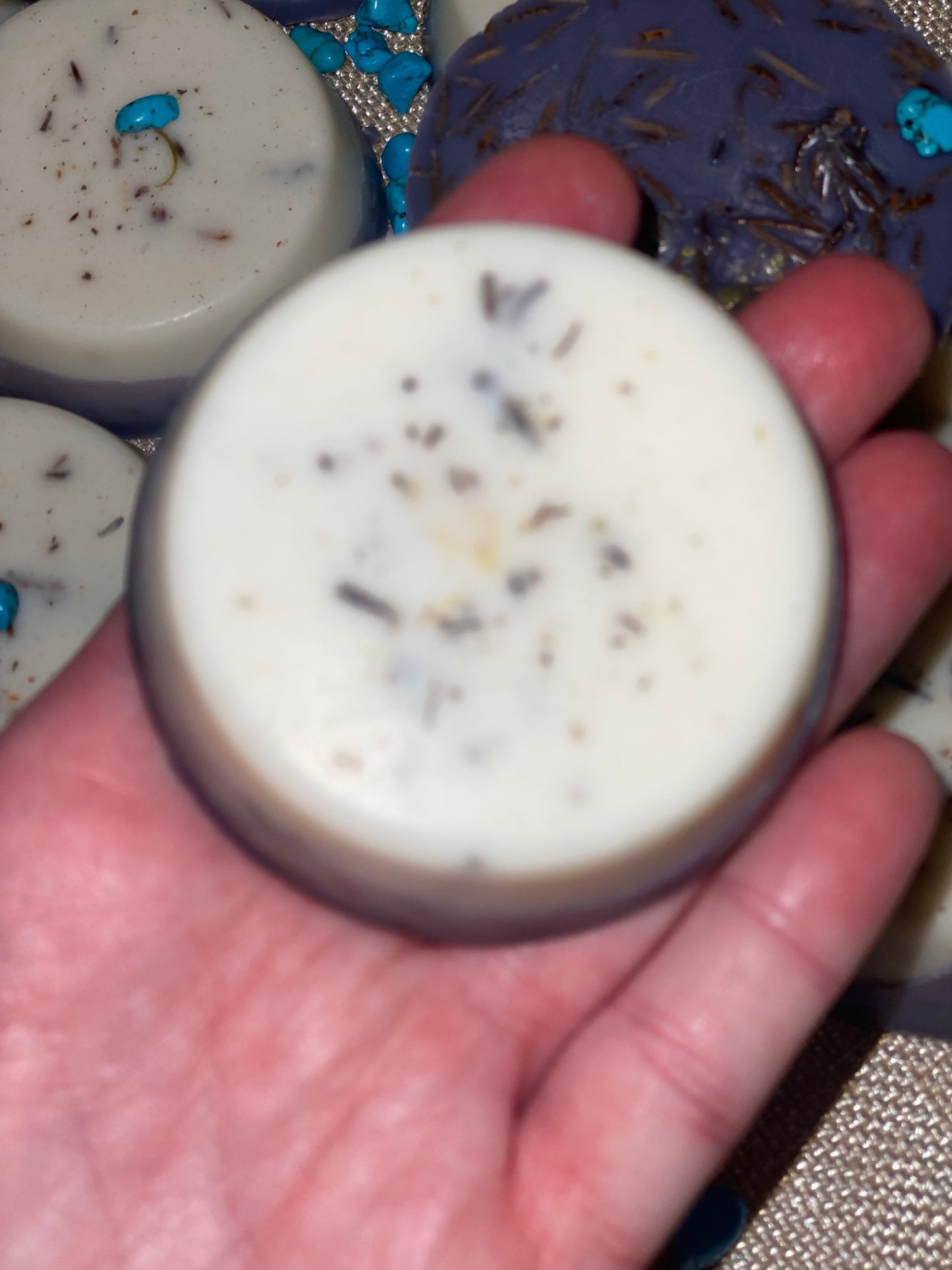 Spring Clearing Herbal Floral Turquoise Infused Wax Melts 2 oz