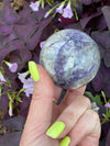 Sphalerite purple Crystal Sphere 2”