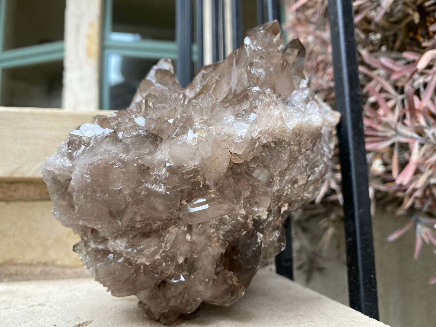 Smoky Quartz Cluster High Quality Gemy 9 lbs