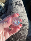 Top Quality Clear Quart Sphere with Tons of Rainbows 1.5” Amplification