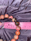 Pink Black Tourmaline Bracelets 10 mm Sphere High Quality