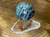 Kambaba Jasper 3” Crystal Sphere with Free Brass Stand 1.88 lbs