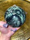 Kambaba Jasper 3” Crystal Sphere with Free Brass Stand 1.88 lbs