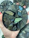 Super Flashy Labradorite Charging Plate