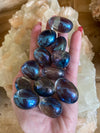 Blue Aura Quartz Tumbled Crystals