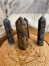 Sodalite Generator Gold Moons and Stars 4” Tall