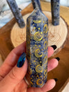 Sodalite Generator Gold Moons and Stars 4” Tall