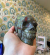 Magical Dragon Stone Large Hand-carved Skull 720 g