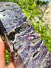 Purple Sphalerite Druzy Crystal Generator Tower 7.5” 1.64 lbs