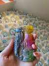 Rainbow Aura Quartz Seahorse Carving 5.17 oz