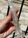 LEMURIAN Quartz Clear twin 7” High Vibrational Crystal