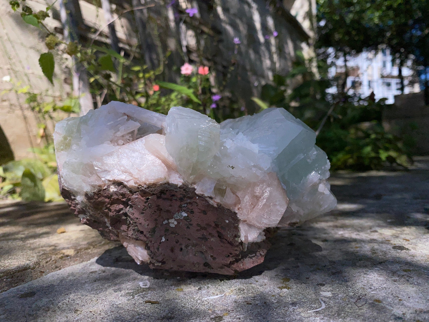 Stunning Green Apophyllite Scolecite  Stilbite 4 lb Zeolite