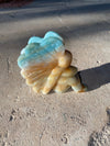 Caribbean Calcite Hand Carved Fairy 235 G Charged