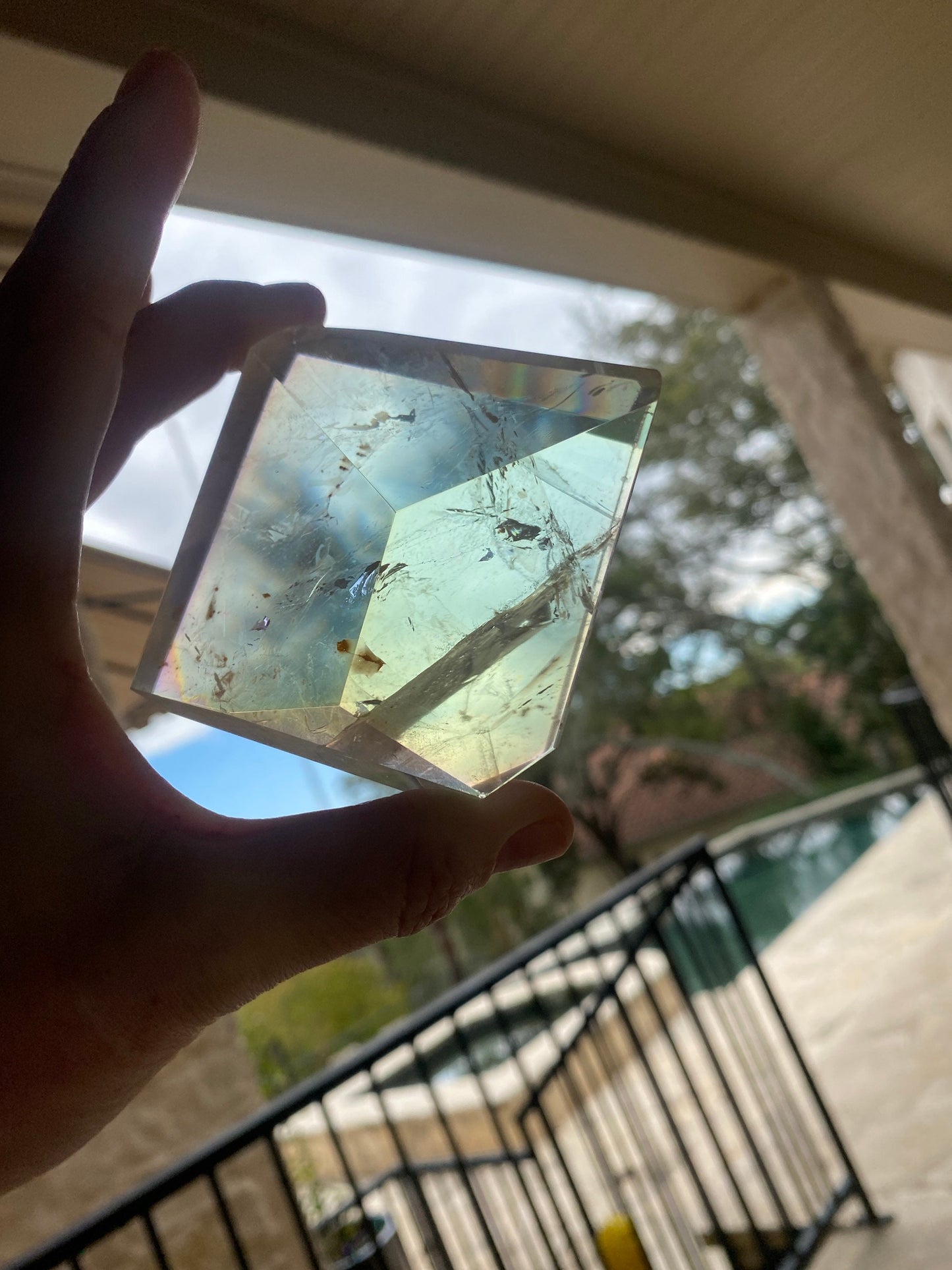 Natural Clear Quartz Free Form Aura Treated Crystals 267 G