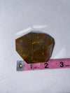 Golden Rutile Quartz Free Cut Natural Crystal 123 G