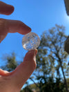 Rainbow Cracked Quartz Clear Quartz Tumbled Crystals 1-1.5” each