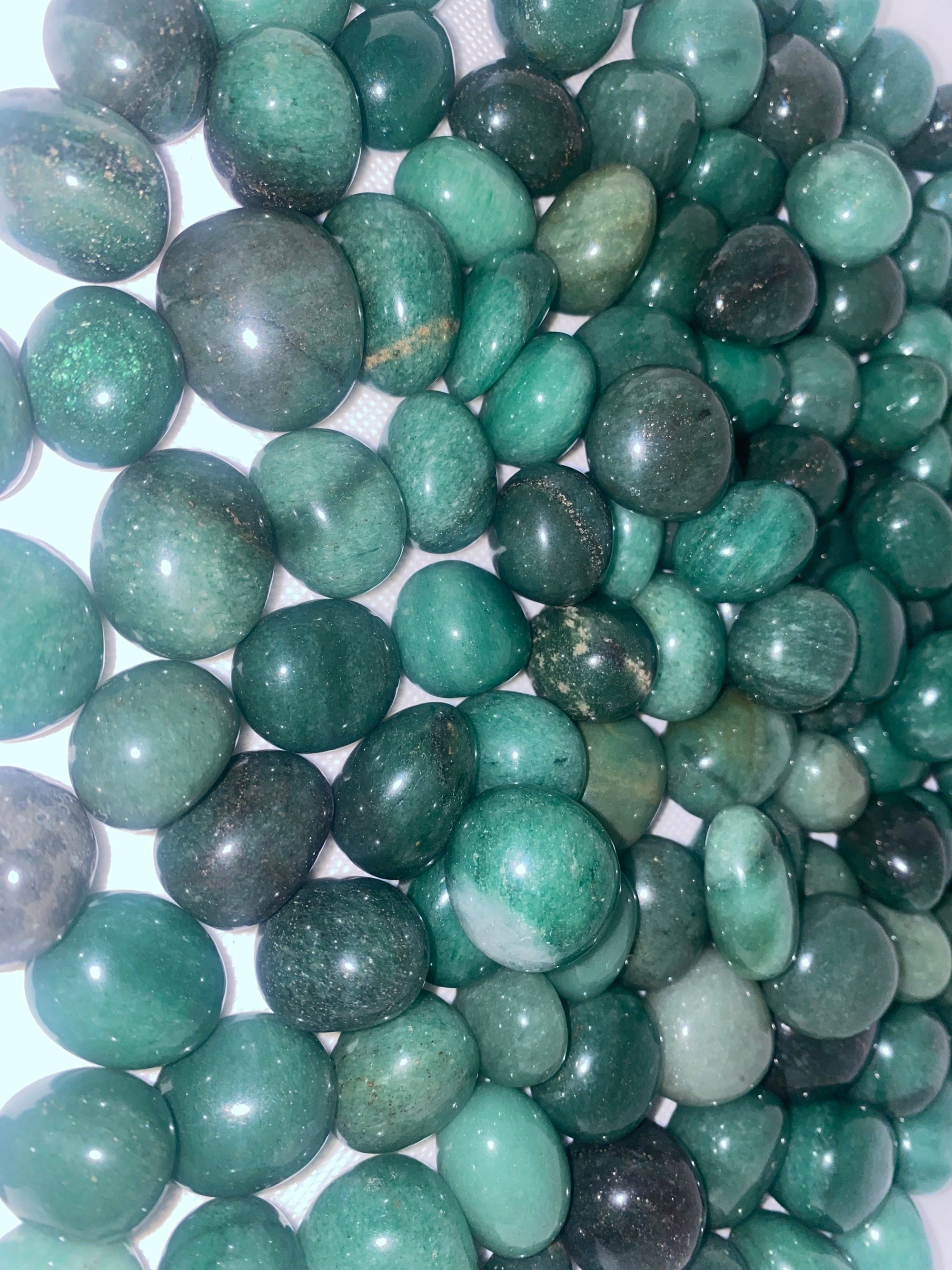 Green Strawberry Quartz Tumbled Crystal