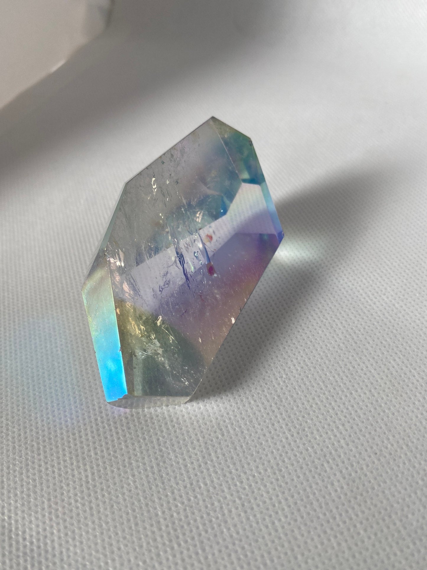 Aura Quartz Rainbow Natural Crystal 165G