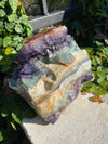 Gorgeous Rainbow Fluorite Massive 4 LB Crystal